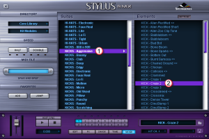 Exchanging Stylus RMX drum kit pieces
